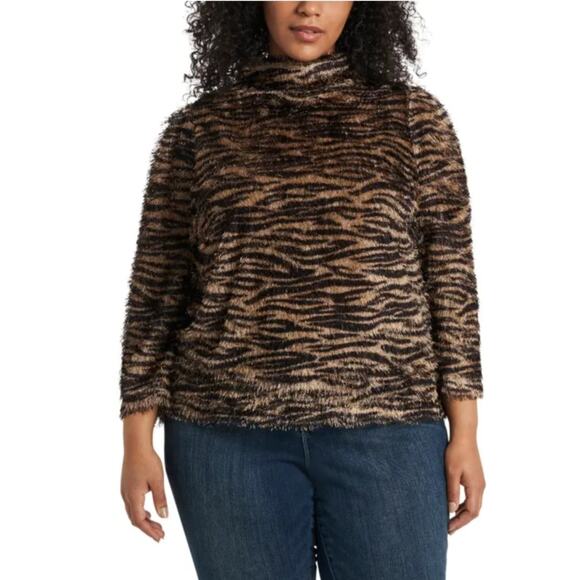 New vince camuto animal print top size 2X - Picture 1 of 5